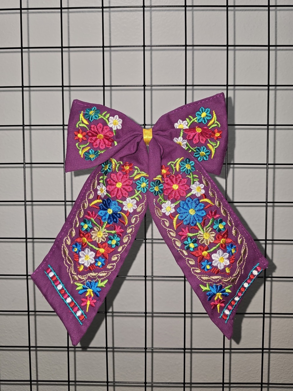 Embroidered Bow